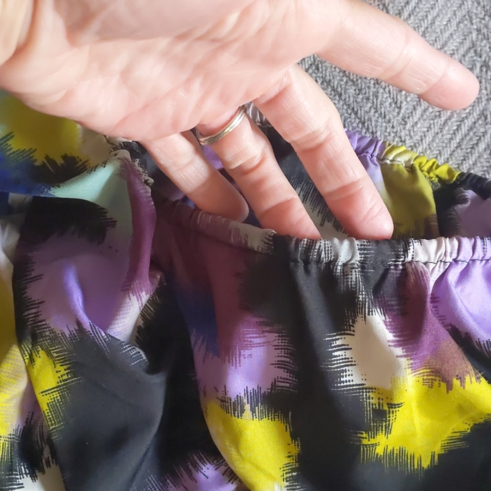 One Strap Multi-Color Roxy Dress - Picture 4 of 4